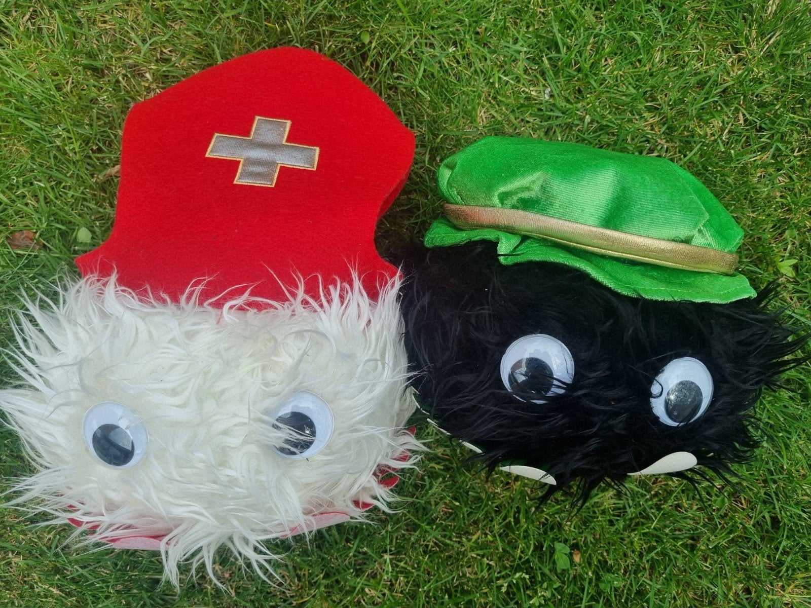 SINTERKLAAS en zwarte Piet wuppies, Ophalen