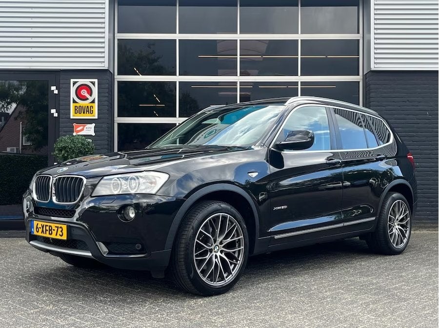 BMW X3 (F25) High Executive Xdrive 2013 (in prijs verlaagd), Euro 5, Zwart, 4 cilinders, 2000 kg