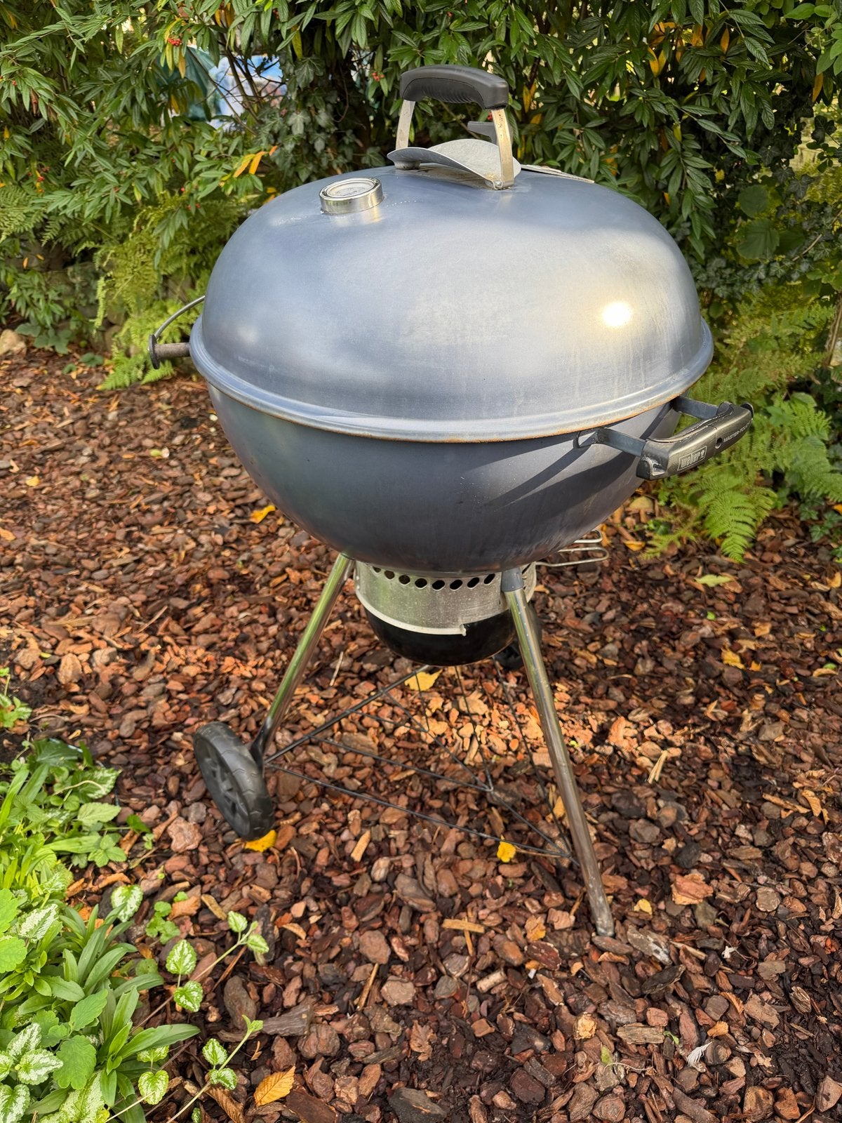 Weber Master-Touch GBS C-5750 Houtskoolbarbecue Slate Blue, Ophalen, Gebruikt