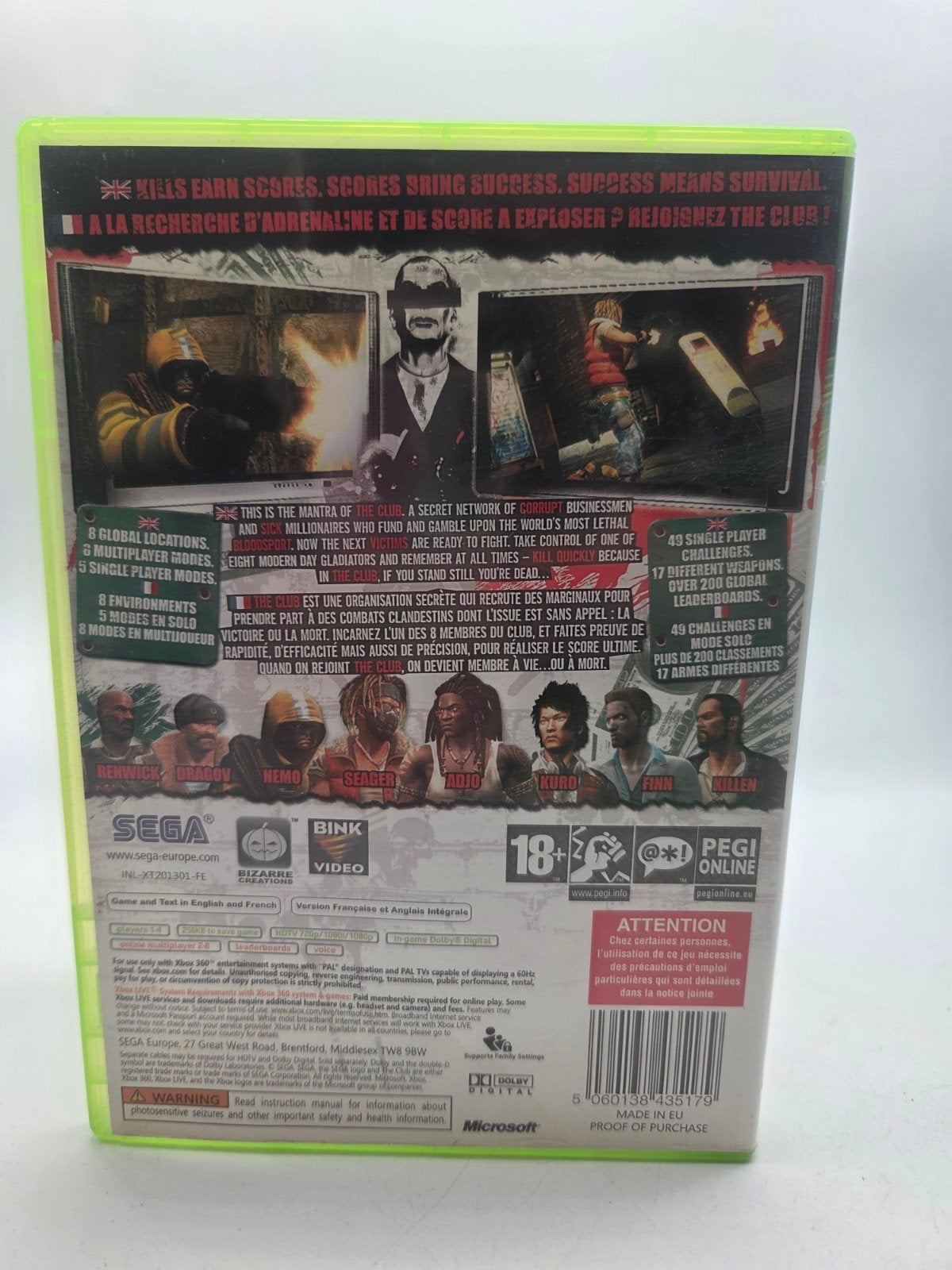 The Club Xbox 360 - Actie Shooter Game, Online, Gebruikt, Vanaf 18 jaar, Shooter