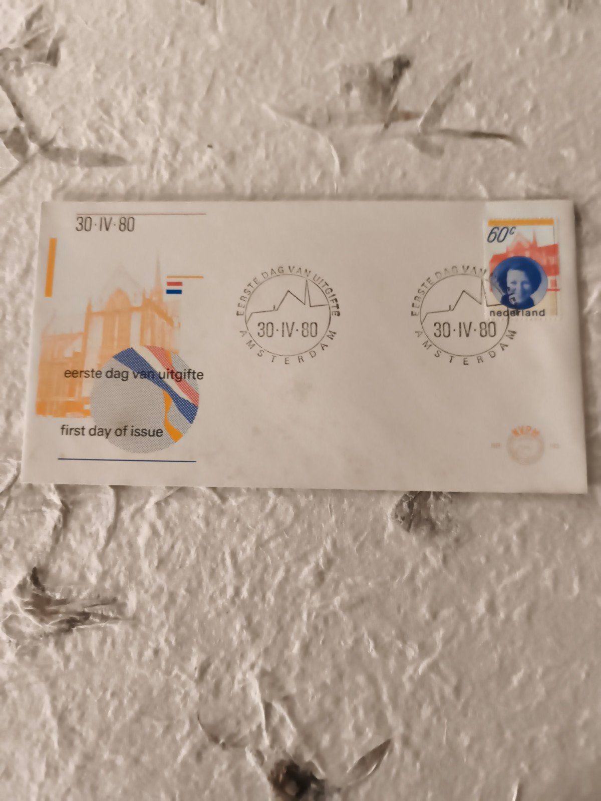 Eerste Dag Envelop (FDC) Nederland 1980 - Amsterdam, Ophalen of Verzenden, Beschreven