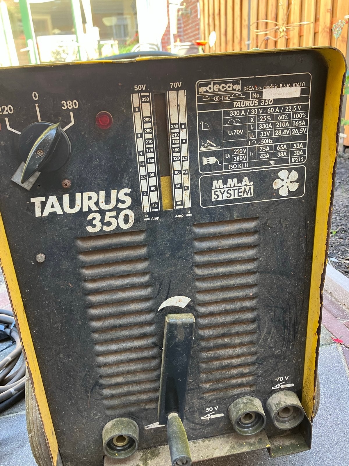 Deca Taurus 350 Elektrode Lasapparaat 220/380V, Ophalen