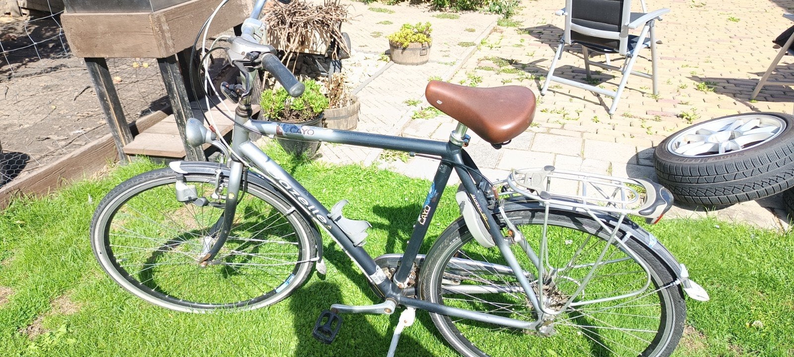 Gazelle Cayo fiets met lege band, Fietsen en Brommers, Ophalen of Verzenden, Gebruikt, Gazelle, Versnellingen