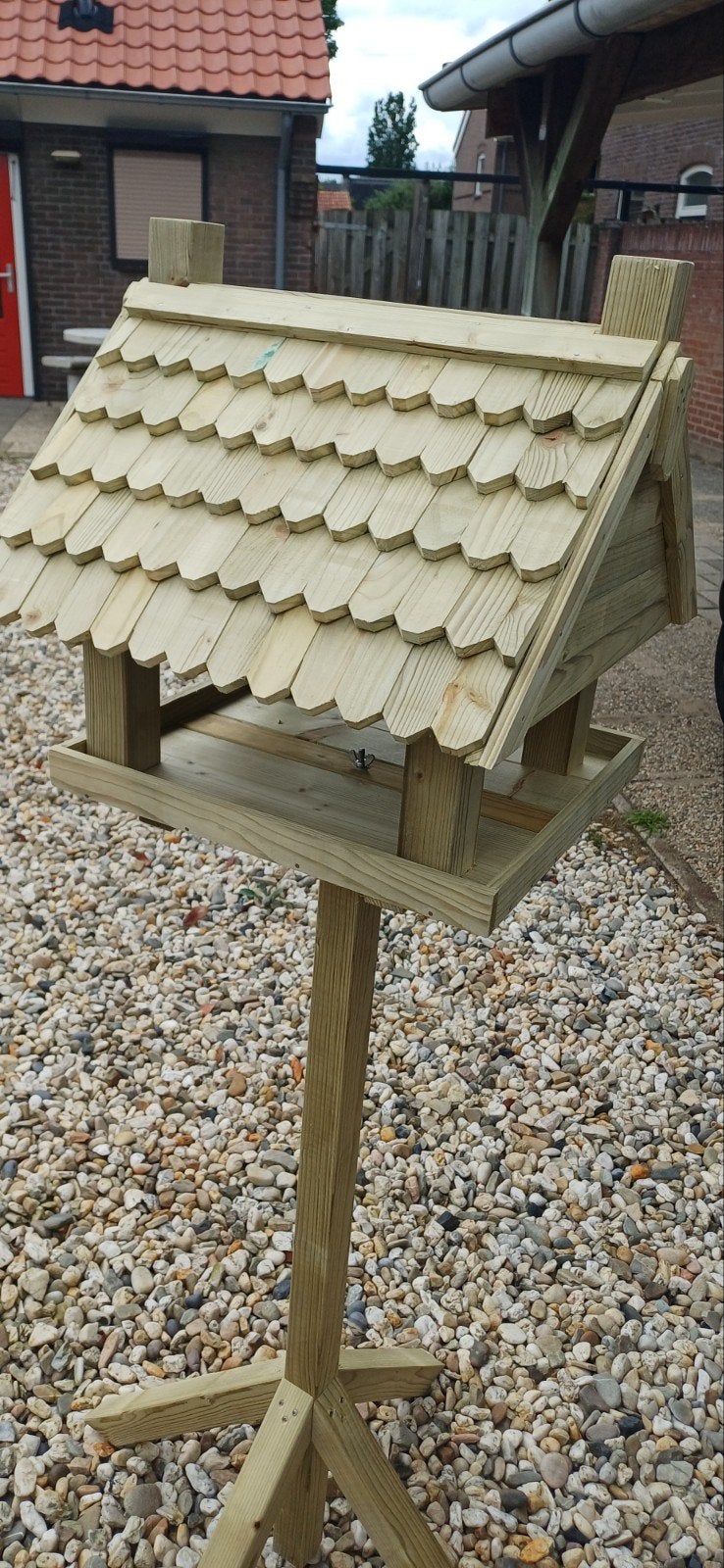 Vogelvoederhuis van geimpr.tuinhout nieuw, Ophalen, Nieuw