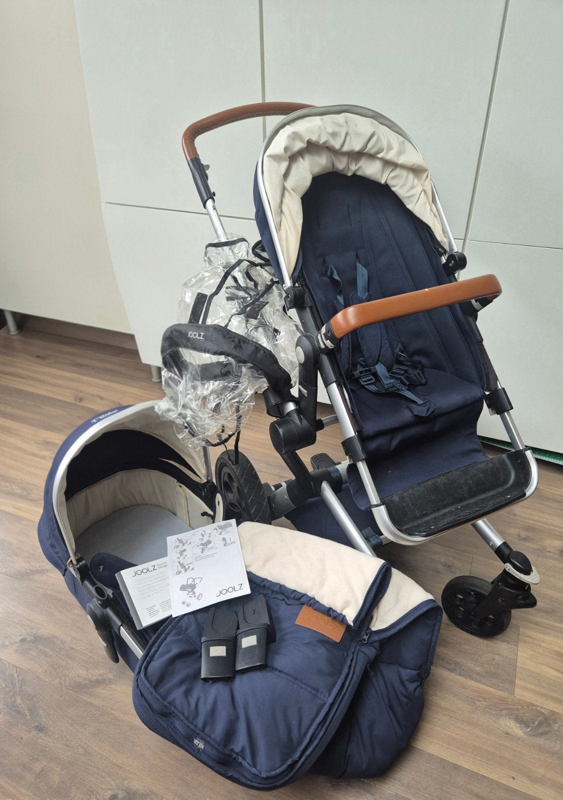 Joolz Day kinderwagen met reiswieg en Maxi-Cosi adapters, Gebruikt, Luchtbanden, Combiwagen, Ophalen