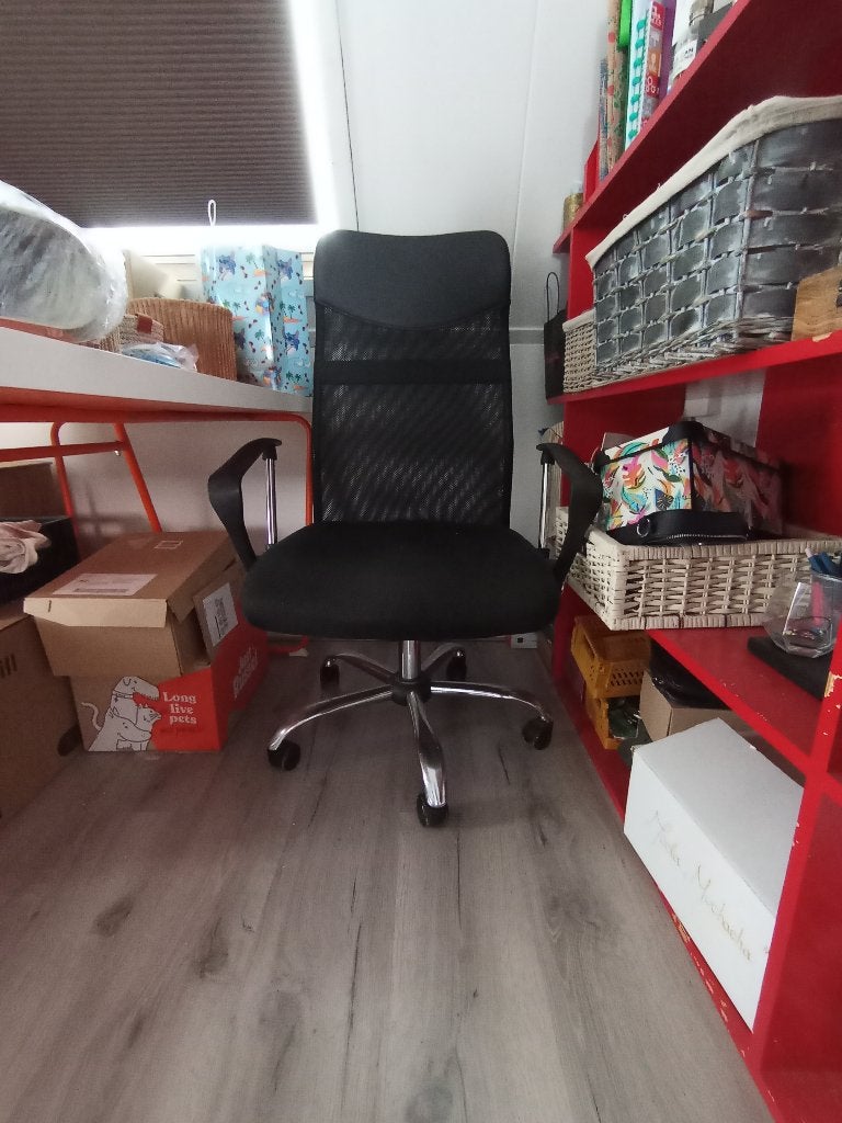 bureaustoel, Ophalen, Zwart, Zo goed als nieuw, Gaming bureaustoel