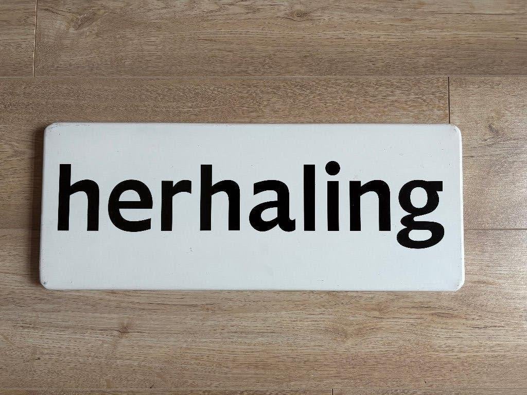 Verkeersbord herhaling 20 x 50 cm, Ophalen, Overige typen