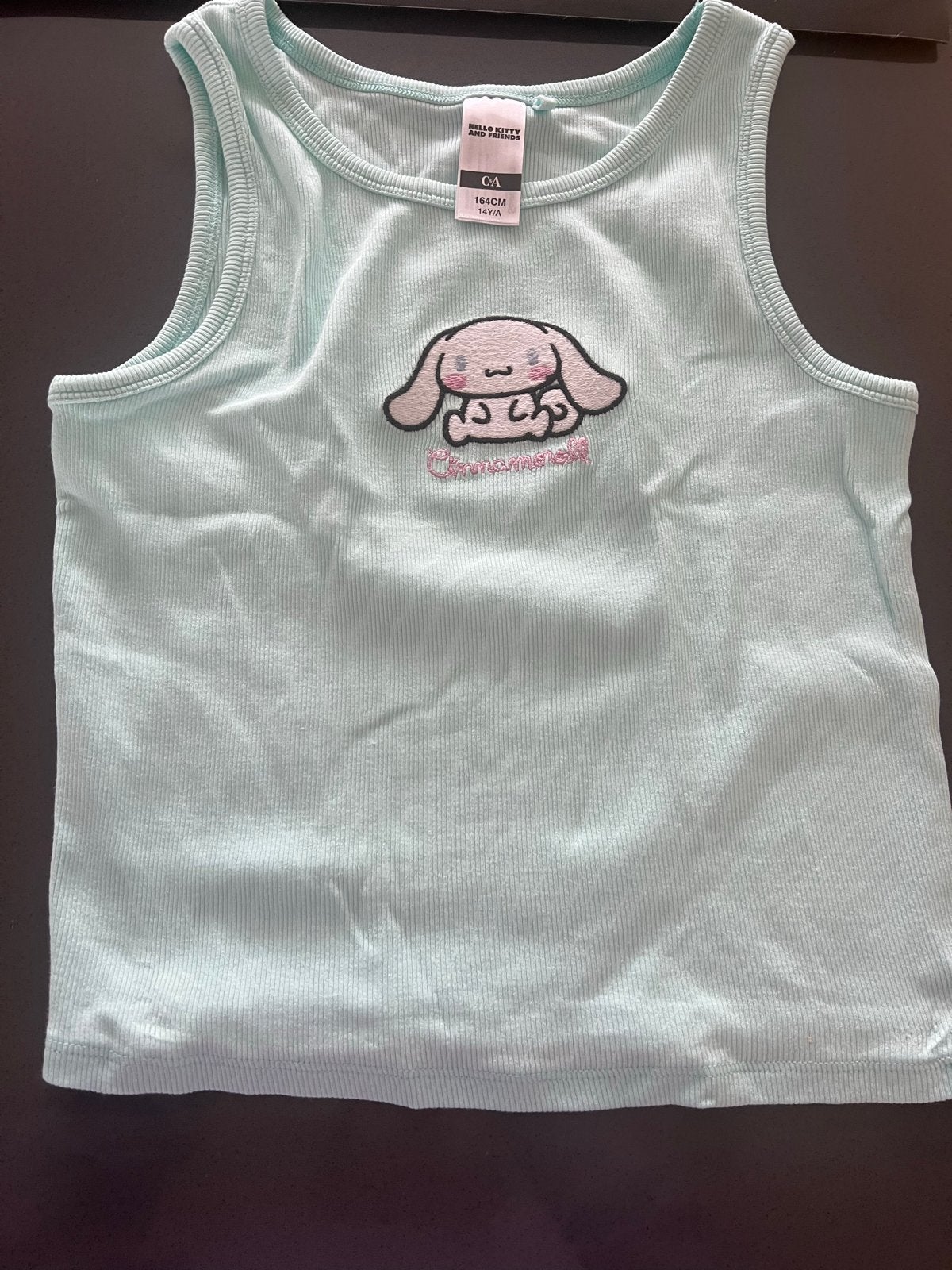 C&A Hello Kitty & Friends Cinnamoroll Topje Maat 164, Kinderen en Baby's, Kinderkleding | Maat 164, Ophalen of Verzenden, Zo goed als nieuw
