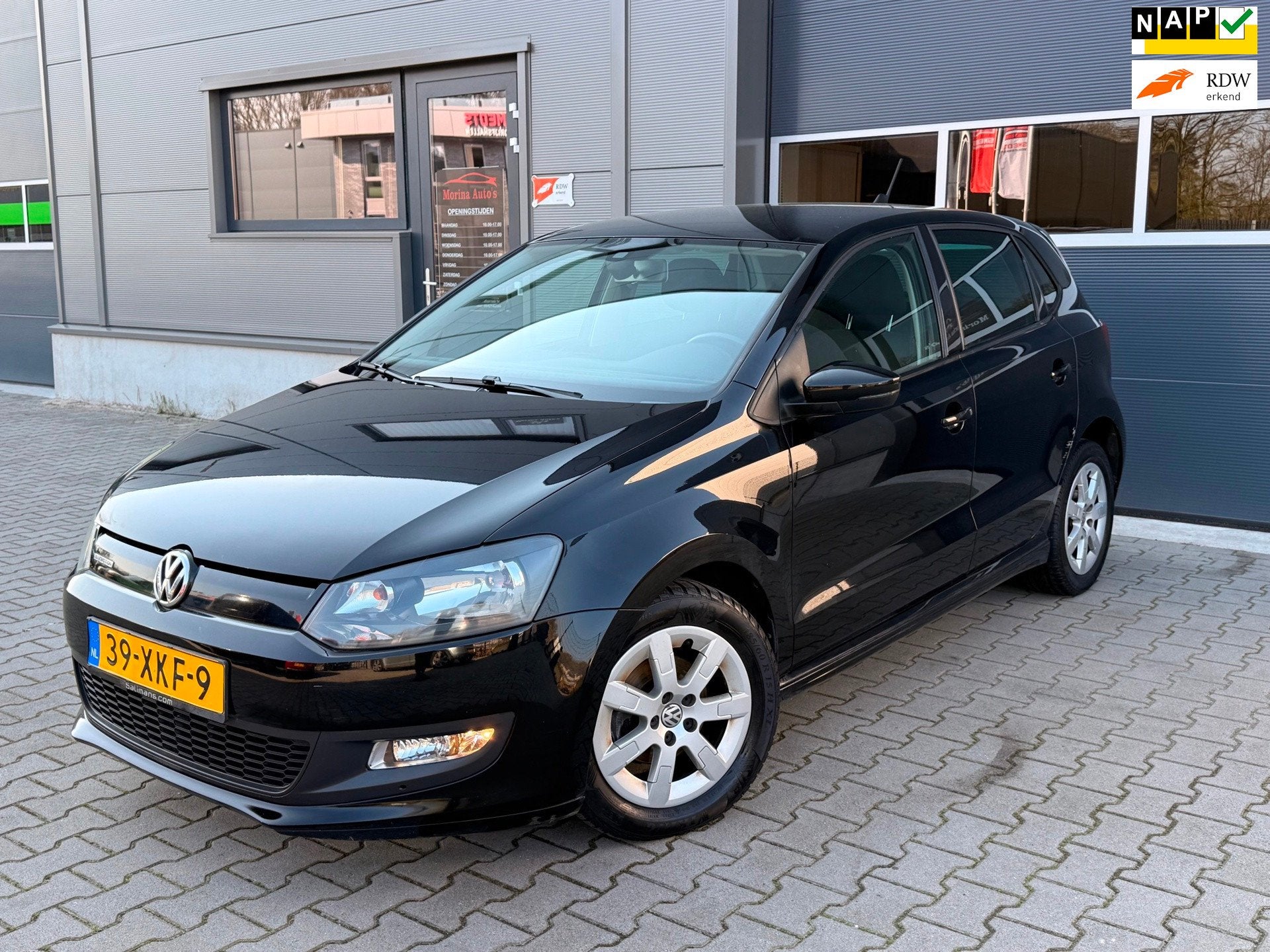 Volkswagen Polo 1.2 TDI BlueMotion Comfort Edition, Voorwielaandrijving, Euro 5, Stof, Zwart