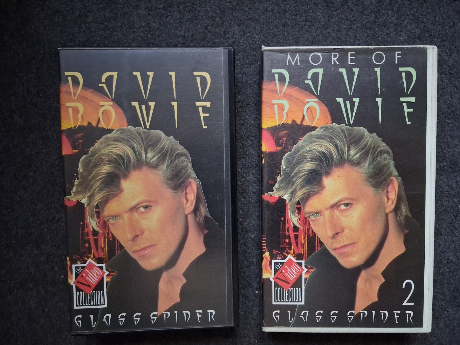 David Bowie - Glass Spider Tour VHS (Deel 1 & 2), Alle leeftijden, Ophalen of Verzenden, Gebruikt, Overige genres