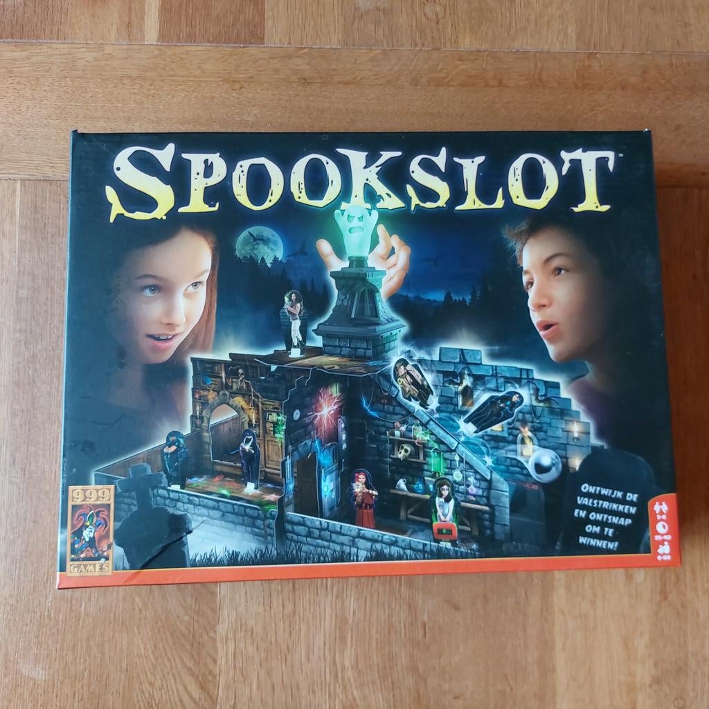 Spookslot Bordspel - Compleet en in Zeer Goede Staat, Drie of vier spelers, Ophalen of Verzenden, Zo goed als nieuw, 999 Games