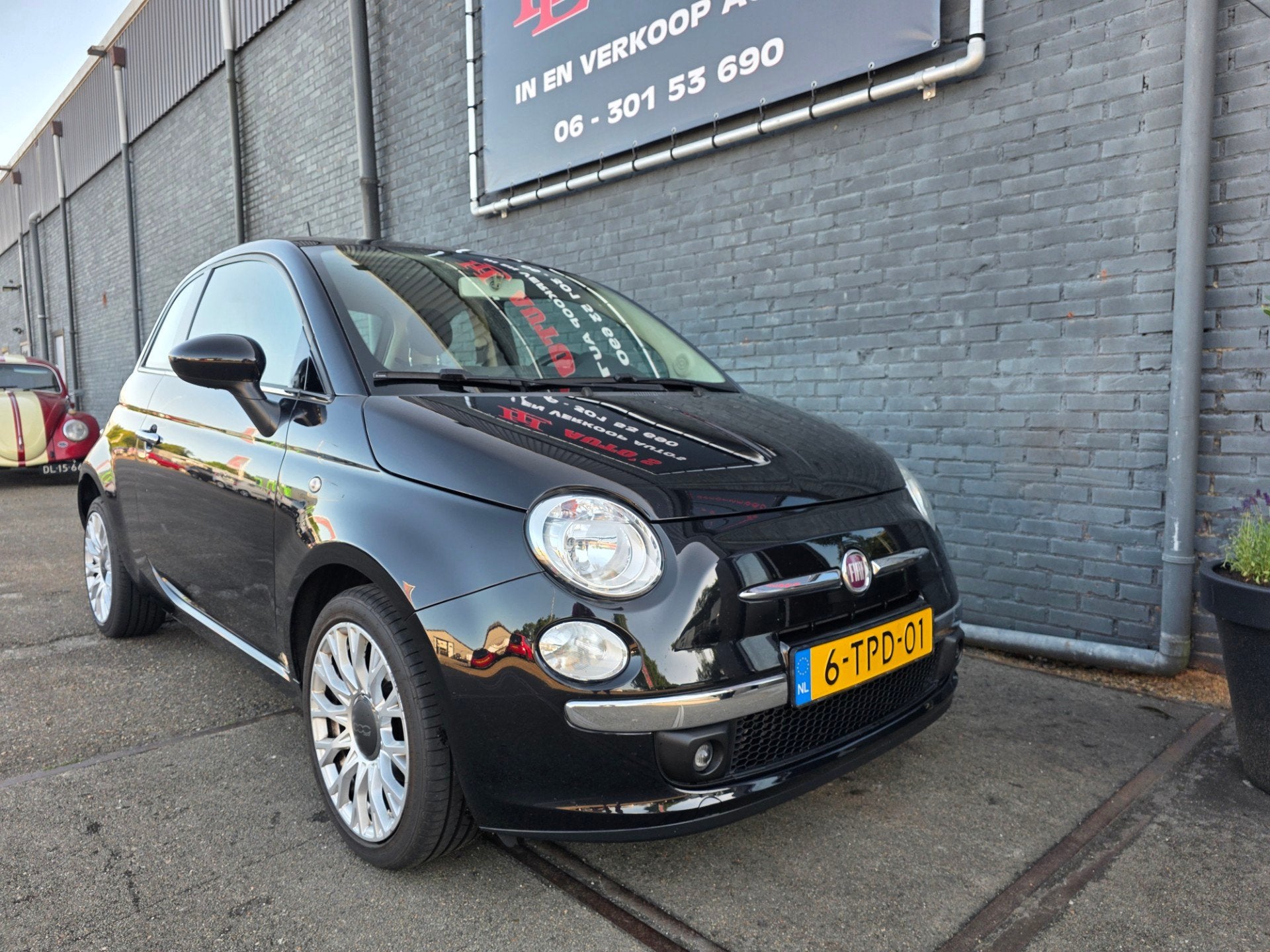 Fiat 500 0.9 TwinAir Turbo Lounge, Auto's, Voorwielaandrijving, Stof, Gebruikt, Origineel Nederlands