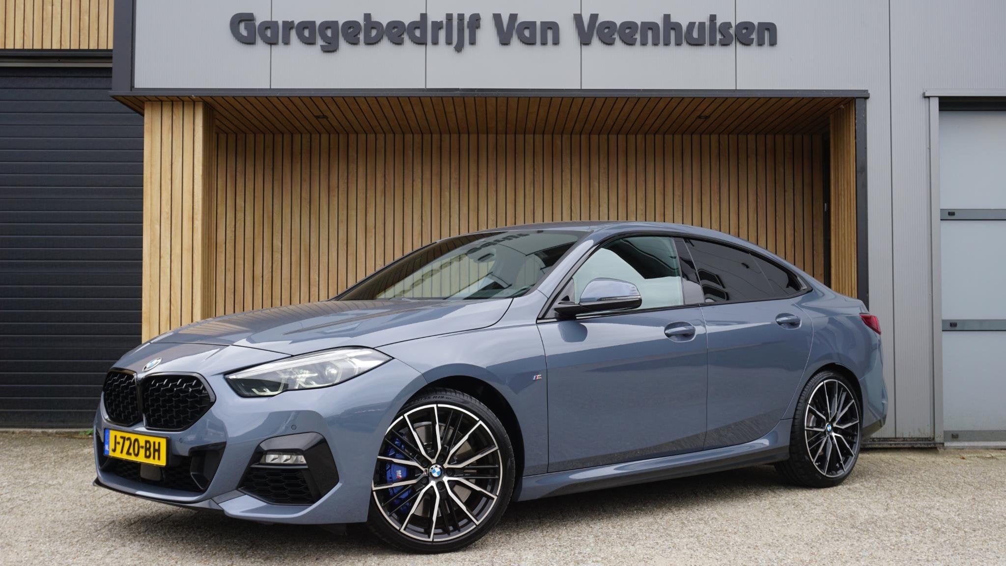 BMW 2-serie Gran Coupé 218i 140pk M-sport Shadow Line Schaa, Gebruikt, 1350 kg, Leder en Stof, Origineel Nederlands
