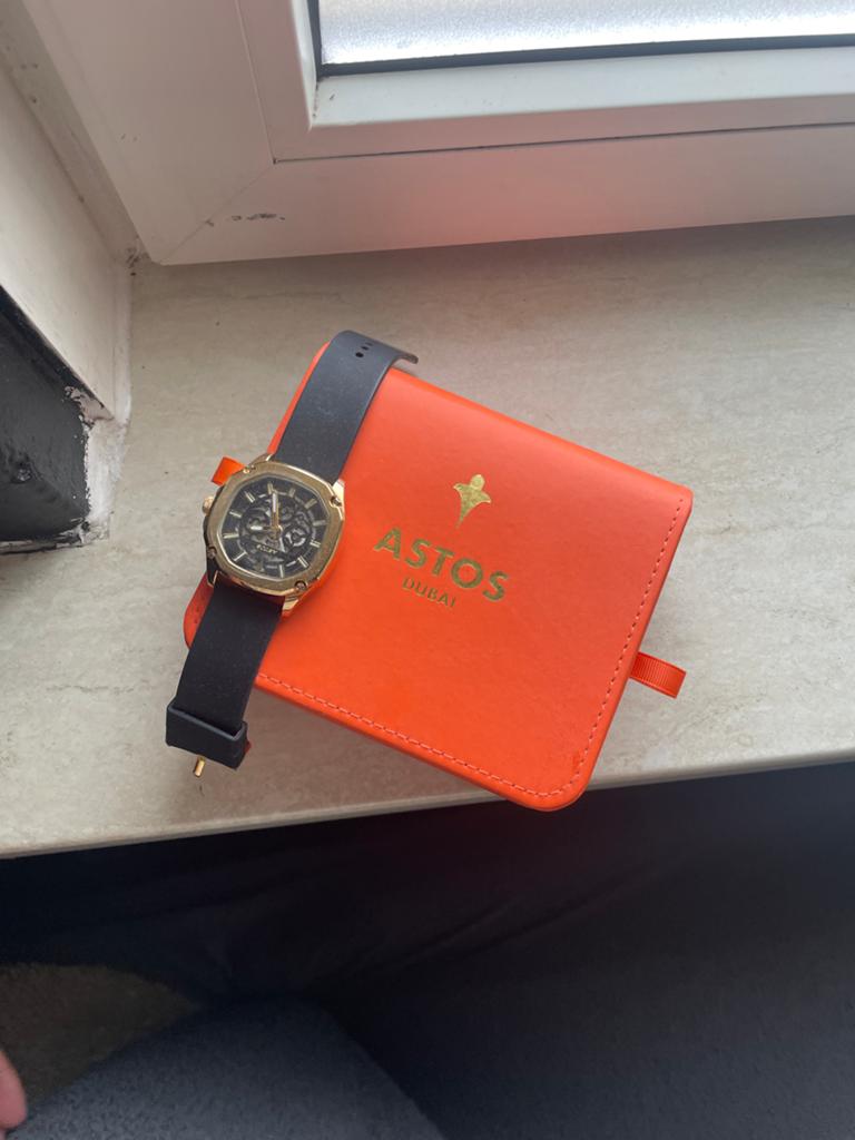Astos Dubai Horloge - Luxe Heren Polshorloge, Ophalen, Zo goed als nieuw