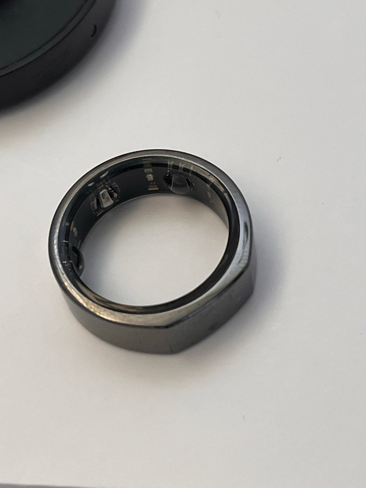 Oura Ring Gen3 Heritage Black - maat 10, Ophalen, Zwart, Zo goed als nieuw, Waterdicht