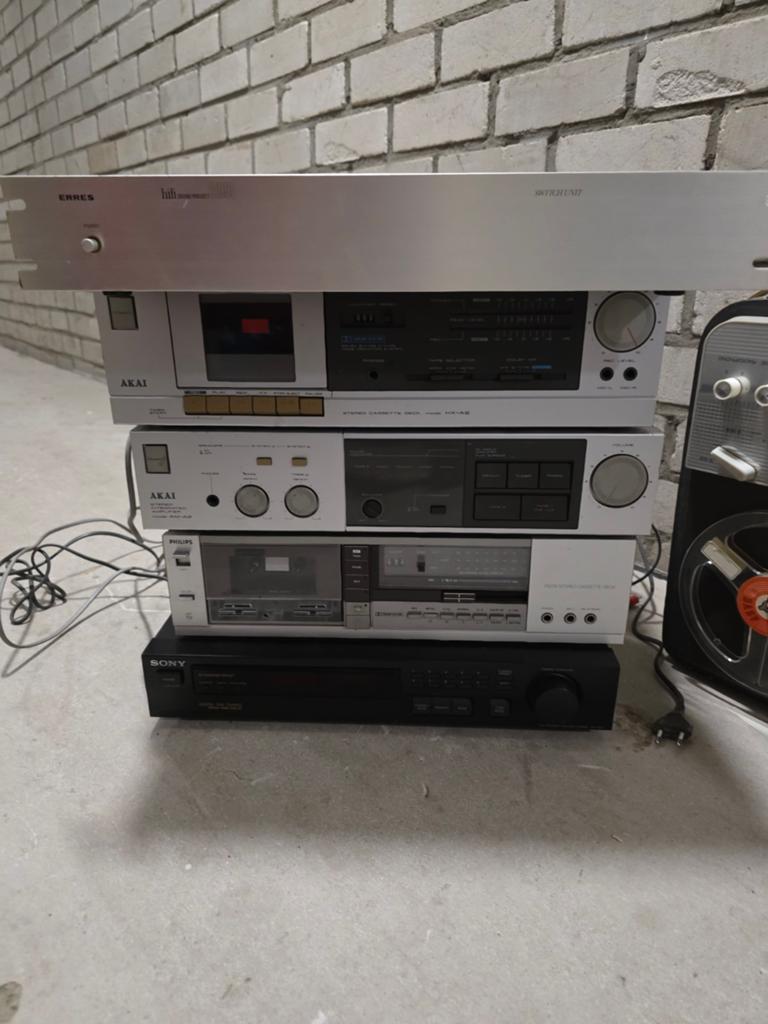 Vintage Audio Set: Bandrecorder, Cassettedecks en Versterker, Audio, Tv en Foto, Bandrecorders, Met banden, Ophalen of Verzenden