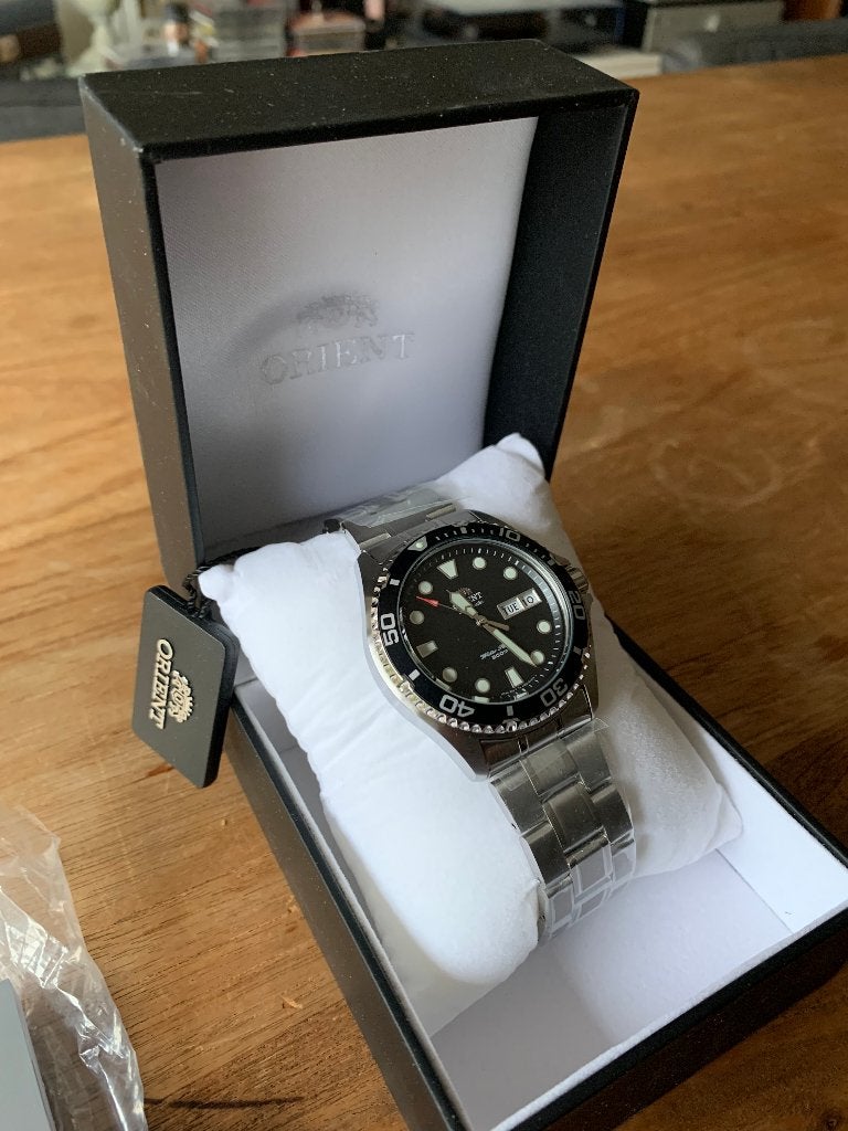 Orient Ray II Automatisch Horloge Zwart (Nieuw), Sieraden, Tassen en Uiterlijk, Horloges | Heren, Overige merken, Staal, Staal
