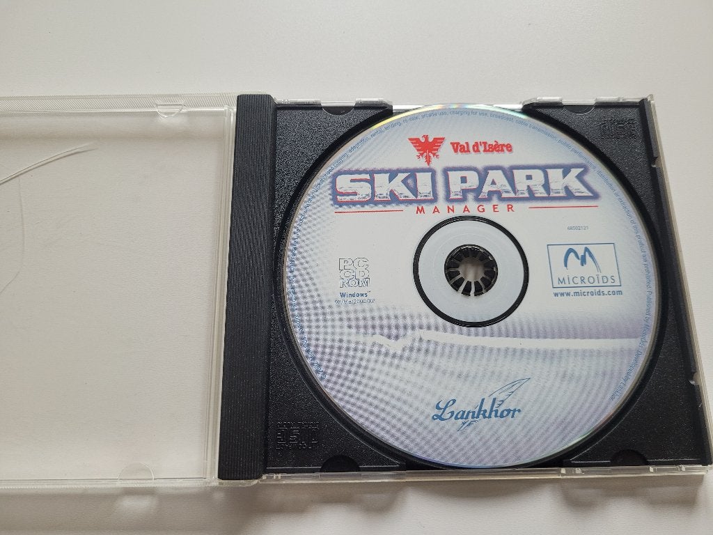 Ski Park Manager / Val d’Isère – PC CD-ROM, Spelcomputers en Games, Games | Pc, Zo goed als nieuw, Simulatie, 1 speler, Vanaf 3 jaar