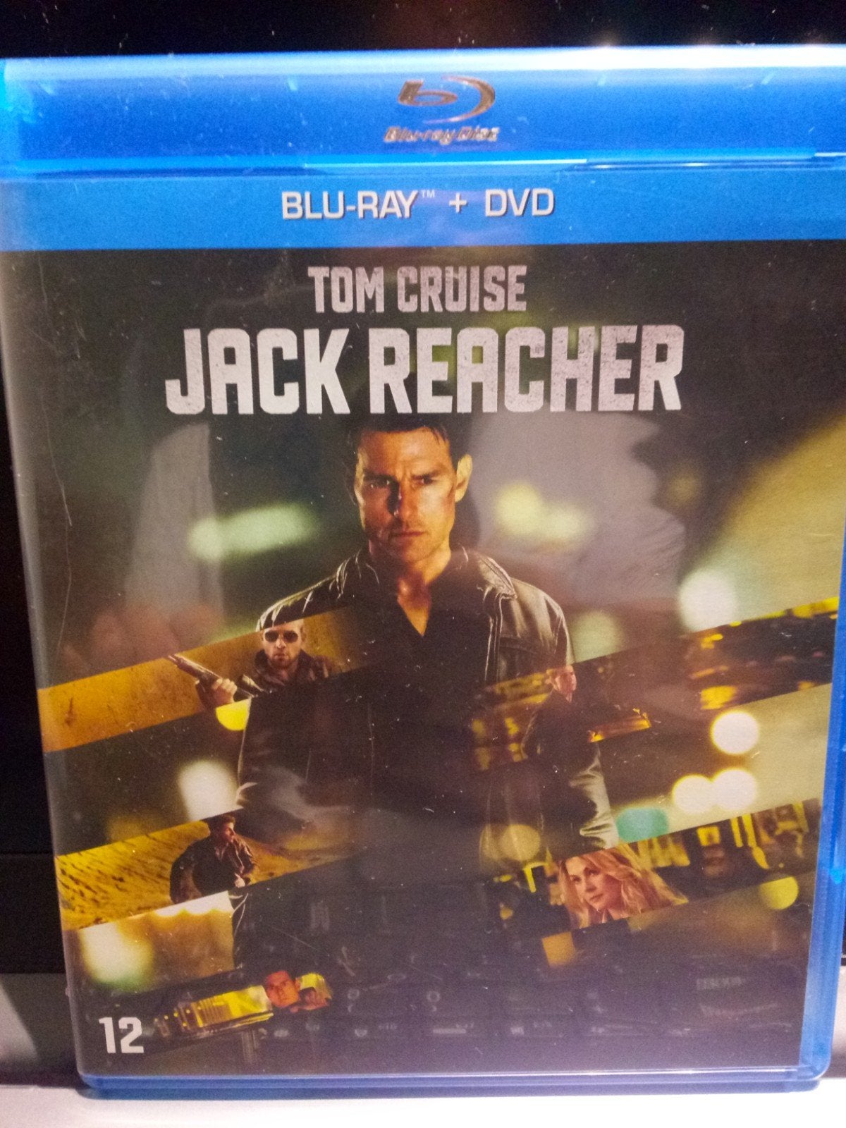 Jack Reacher Blu-ray + DVD - Tom Cruise Actiethriller, Nederlands, Actiethriller, Ophalen of Verzenden, Inclusief DVD