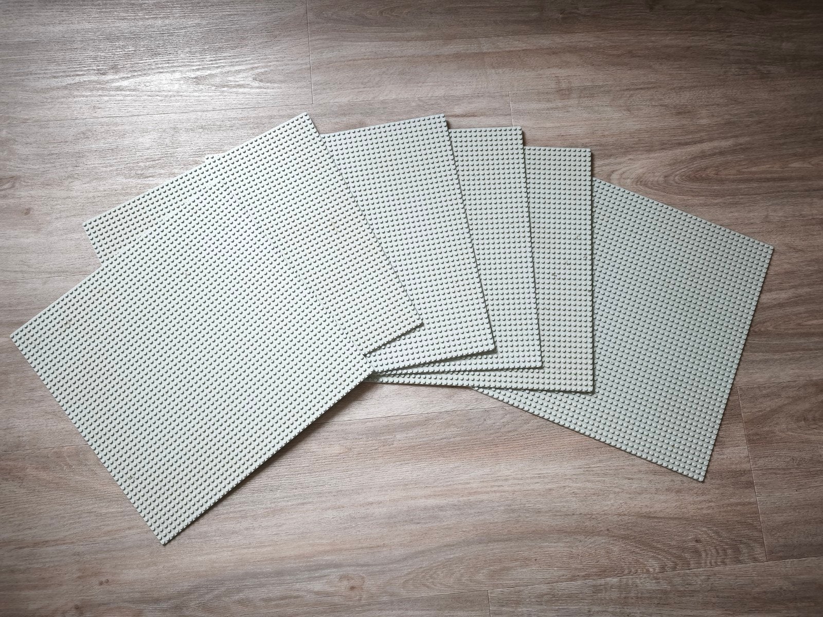 6 Lego grondplaten grijs 48x48, Kinderen en Baby's, Speelgoed | Duplo en Lego, Ophalen of Verzenden, Gebruikt, Grondplaat, Lego