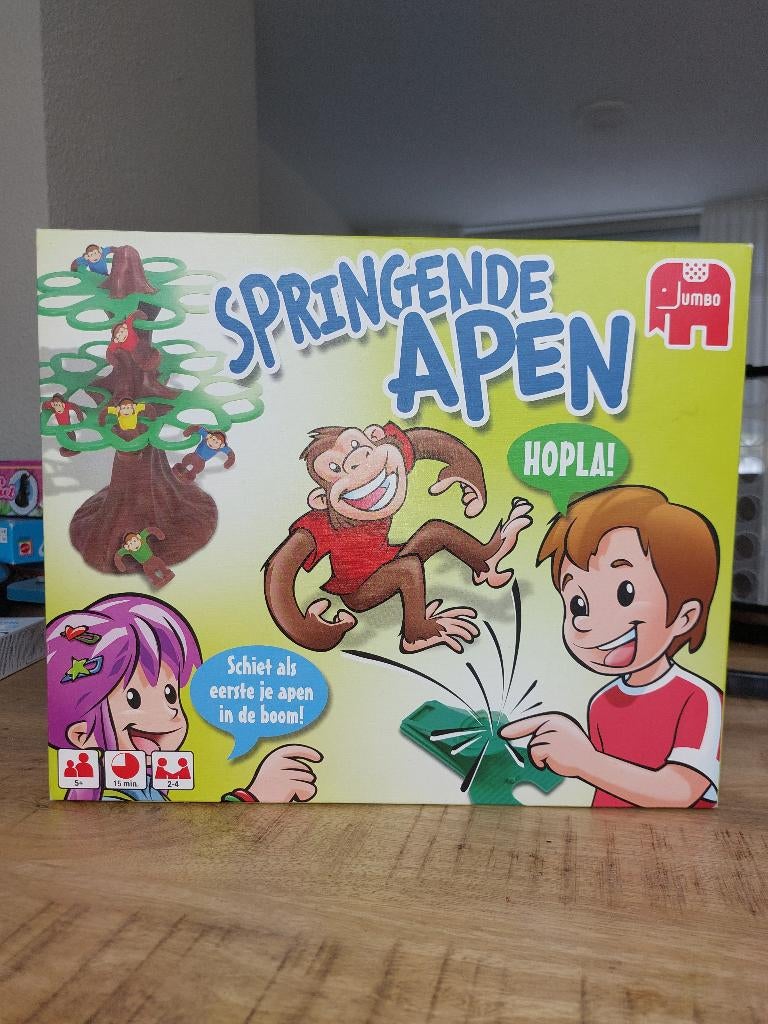 Spel Springende Apen, Ophalen of Verzenden, Zo goed als nieuw, Jongen of Meisje