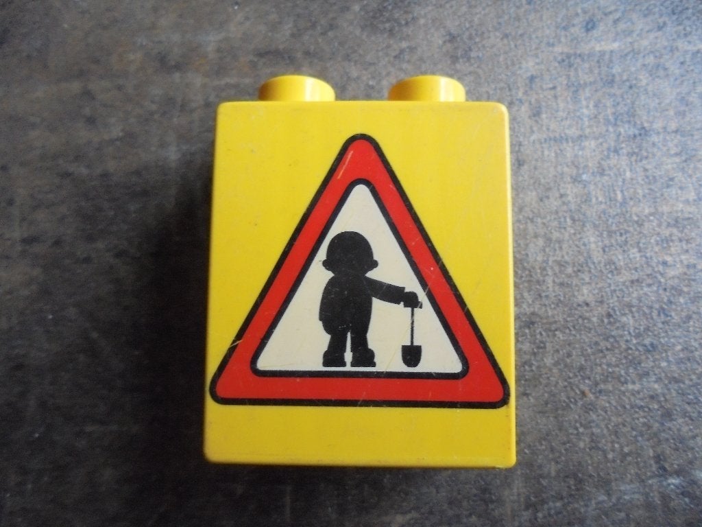 Lego Duplo Brick 1x2x2 (zie foto's) 2, Ophalen of Verzenden, Gebruikt, Losse stenen, Duplo