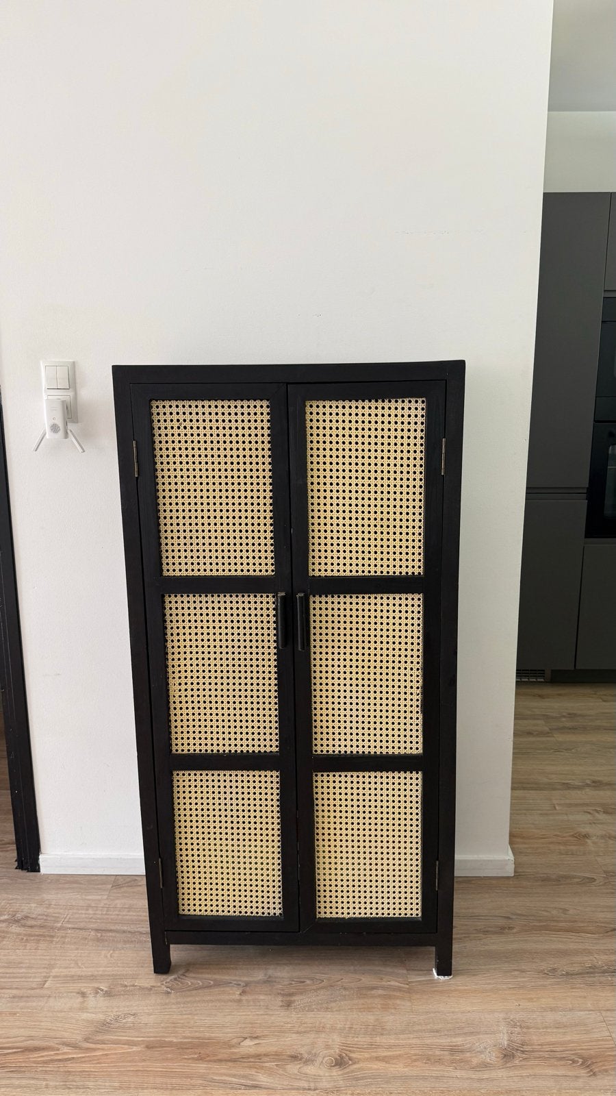 Webbing kast Xenos zwart - Gebruikt, goede staat 140x70x40, Huis en Inrichting, Ophalen, Gebruikt, Minder dan 100 cm, 25 tot 50 cm