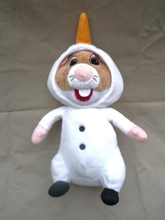 Sneeuwman hamster met wortelneus muts. Albert Heijn., Ophalen of Verzenden, Zo goed als nieuw, Overige typen, Albert Heijn