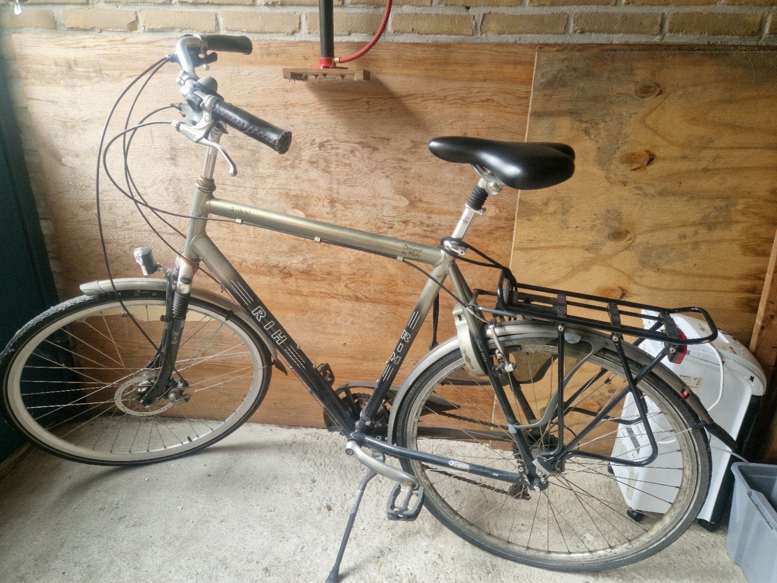 RIH Z-900 Herenfiets met schijfrem en bagagedrager, Gebruikt, 57 tot 61 cm, Schijfrem, Ophalen