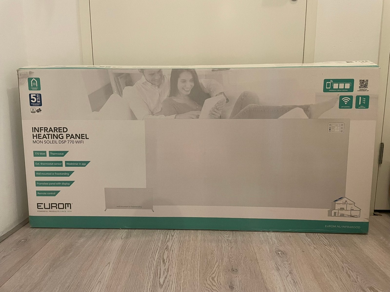 Eurom infraroodverwarming, 30 tot 80 cm, Overige typen, Nieuw, Ophalen of Verzenden