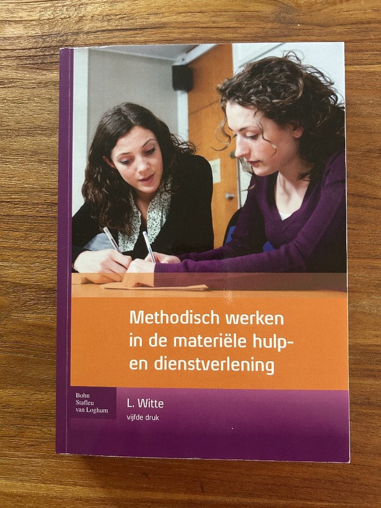 Methodisch werken in de materiële hulp- en dienstverlening, Ophalen of Verzenden, Alpha, Gelezen, HBO