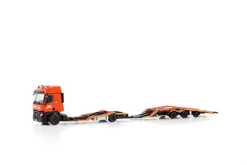 DE ROOY; RENAULT TRUCKS T EVO 4X2 TRUCK TRANSPORTER COMBI, Hobby en Vrije tijd, Modelauto's | 1:50, Nieuw, Ophalen of Verzenden