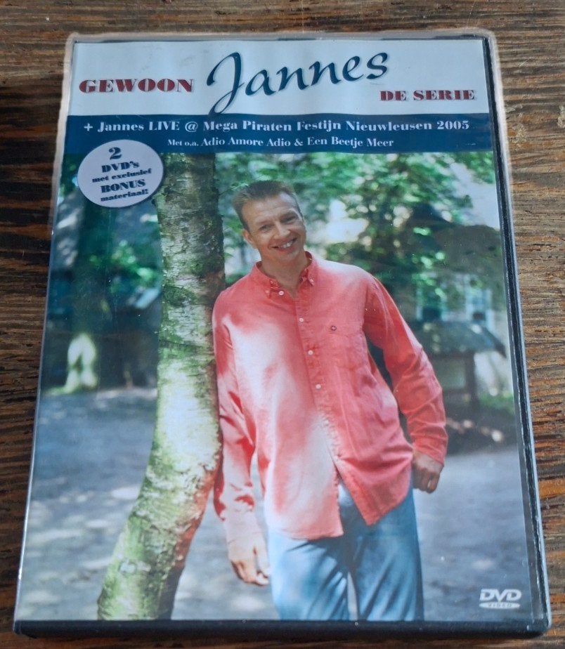 Gewoon Jannes De Serie DVD - Inclusief Bonusmateriaal, Alle leeftijden, Inclusief doosje, Zo goed als nieuw, Tv-programma