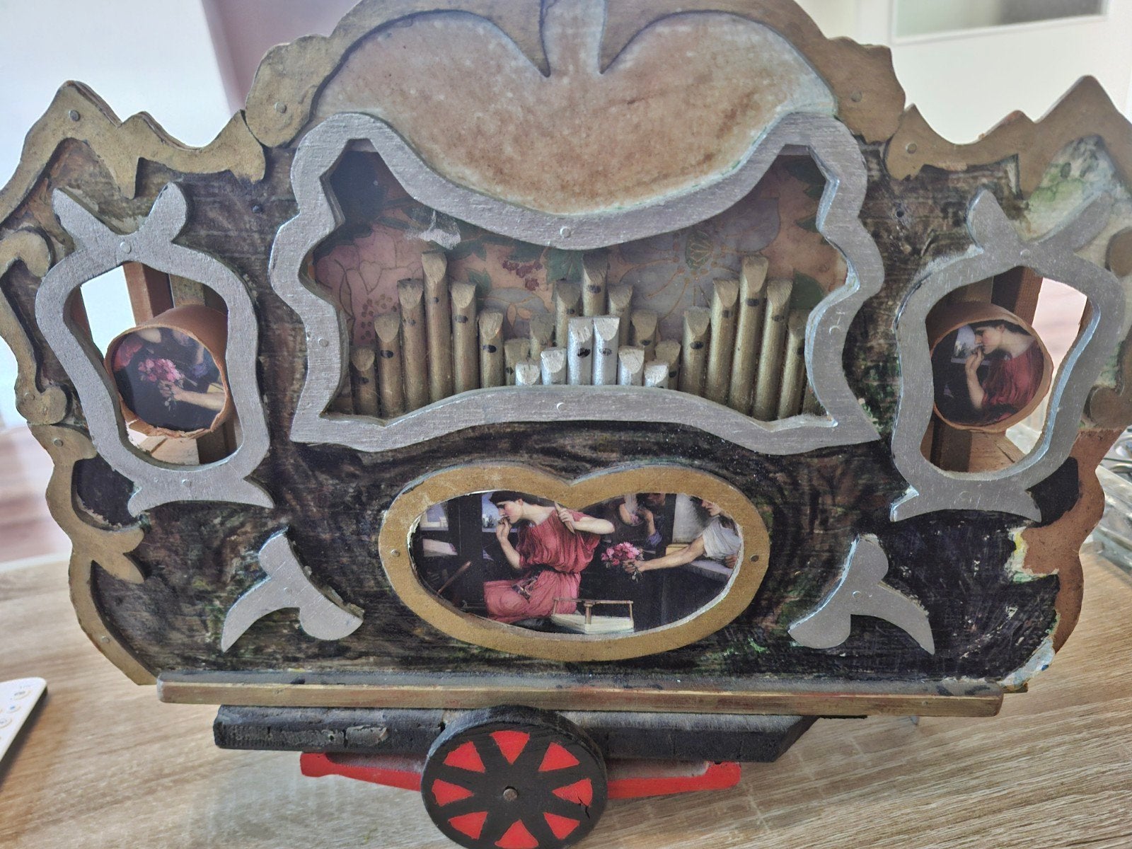 te koop een. miniatuur draaiorgel €17.50, Ophalen, Gebruikt