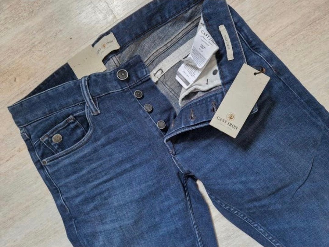 Cast Iron jeans spijkerbroek Riser Slim Nieuw maat 31/34, Kleding | Heren, Spijkerbroeken en Jeans, Blauw, ., Nieuw, W32 (confectie 46) of kleiner
