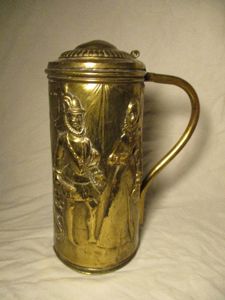 bierpul kan van koper, Ophalen of Verzenden