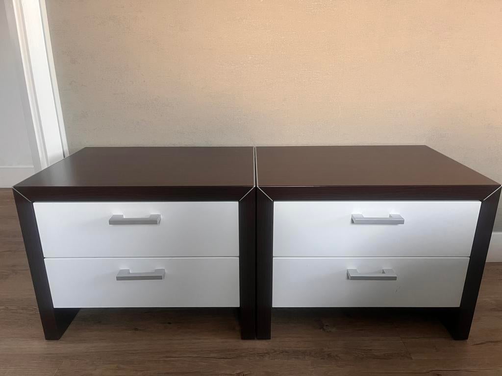 Nachtkastjes 2 stuks, Ophalen, Gebruikt, 45 tot 65 cm, Minder dan 55 cm