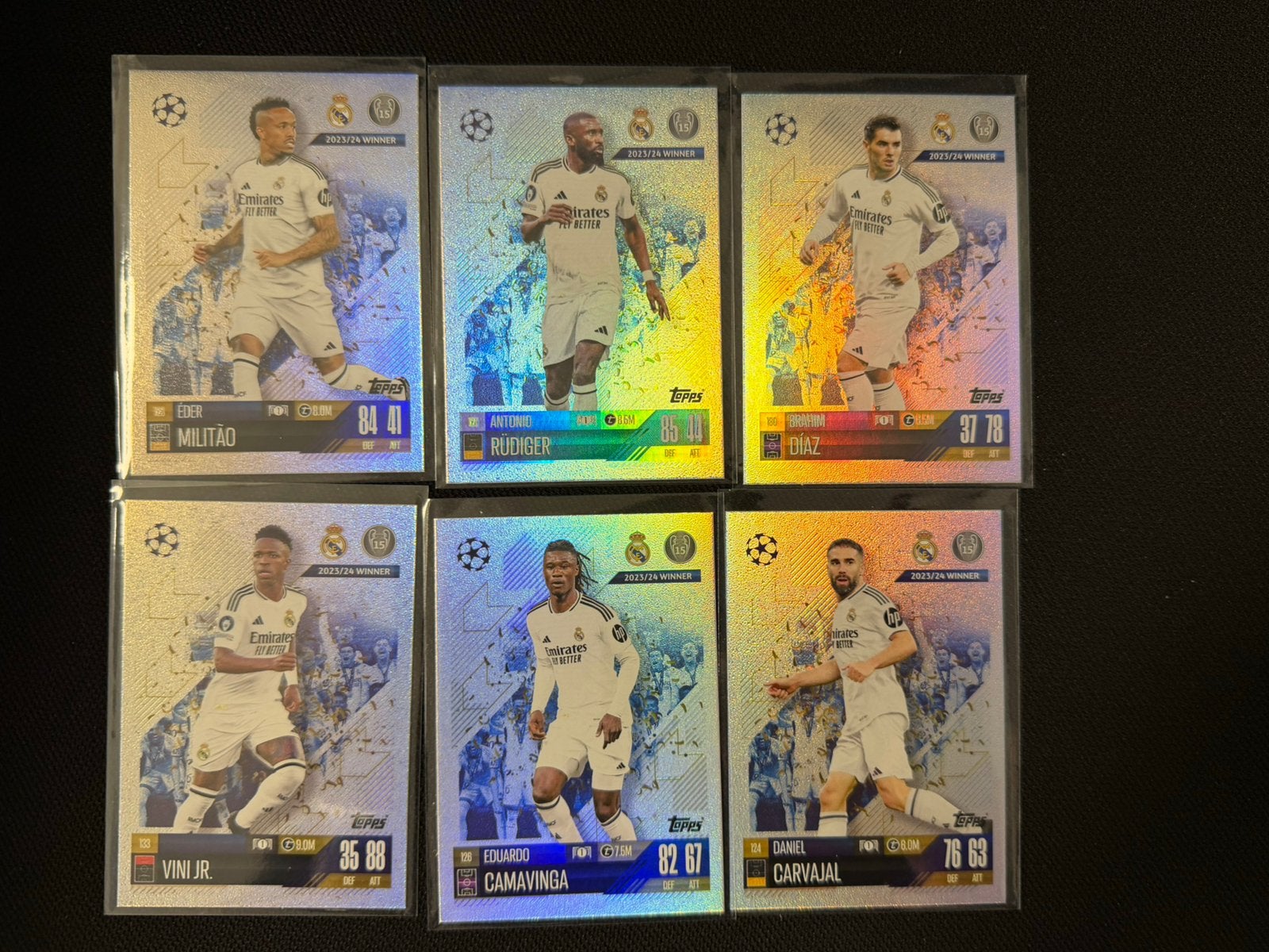 Topps Real Madrid kaarten, Verzamelen, Sportartikelen en Voetbal, Ophalen of Verzenden, Nieuw, Poster, Plaatje of Sticker