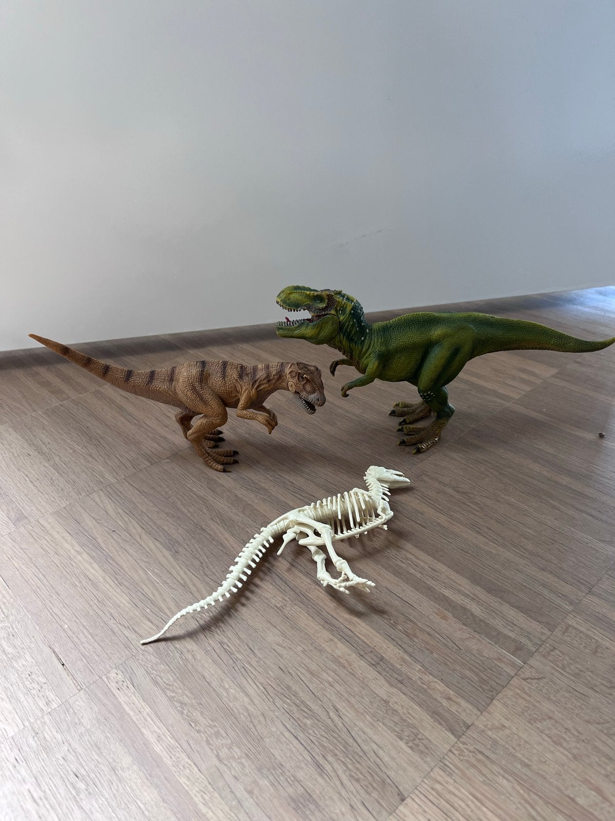 Schleich Dino's met gratis skelet, Ophalen of Verzenden, Zo goed als nieuw