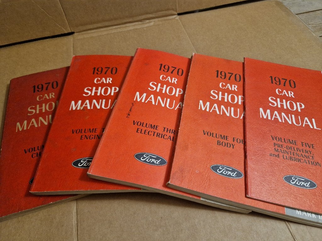 shop manual ford 1970 cars, Ophalen of Verzenden