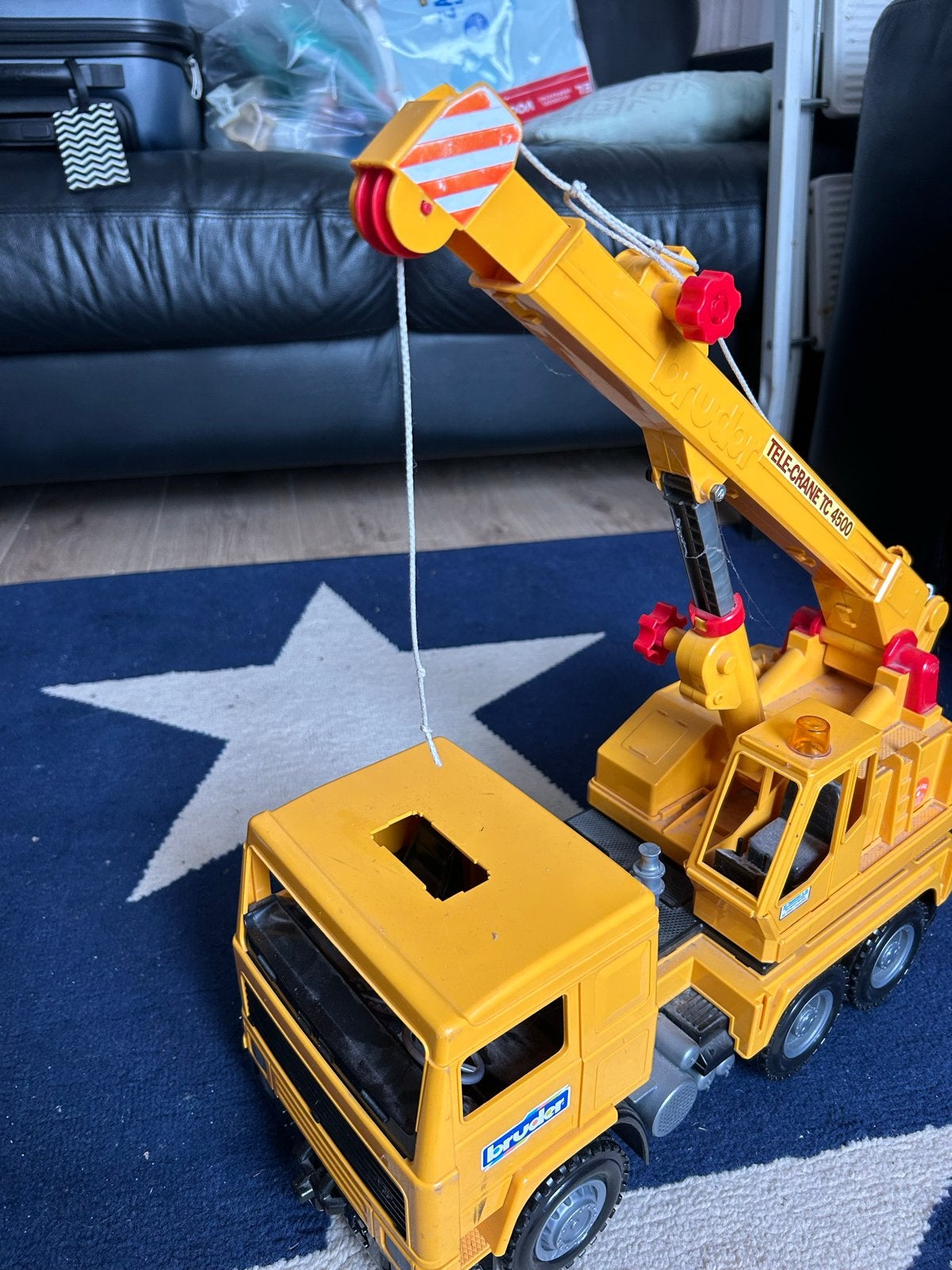 Bruder Tele-Crane TC 4500 Speelgoedkraan, Kinderen en Baby's, Speelgoed | Speelgoedvoertuigen, Ophalen, Gebruikt