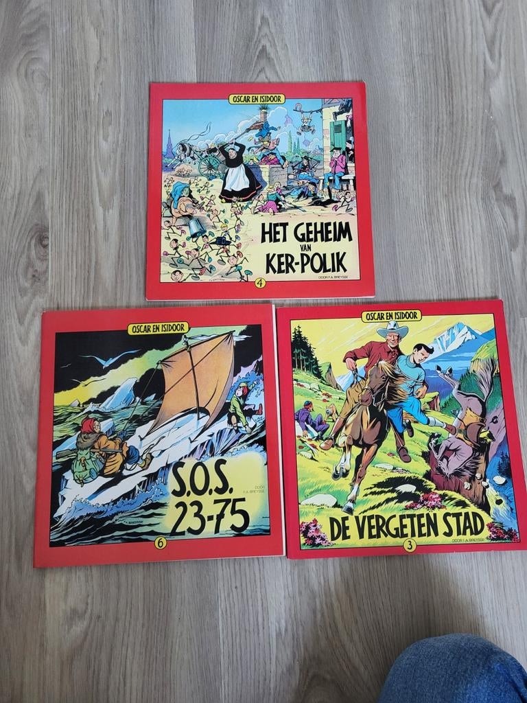 Oscar en Isidoor - 3 stripboeken:, Boeken, Stripboeken, Meerdere stripboeken, Ophalen of Verzenden, Zo goed als nieuw, Buth