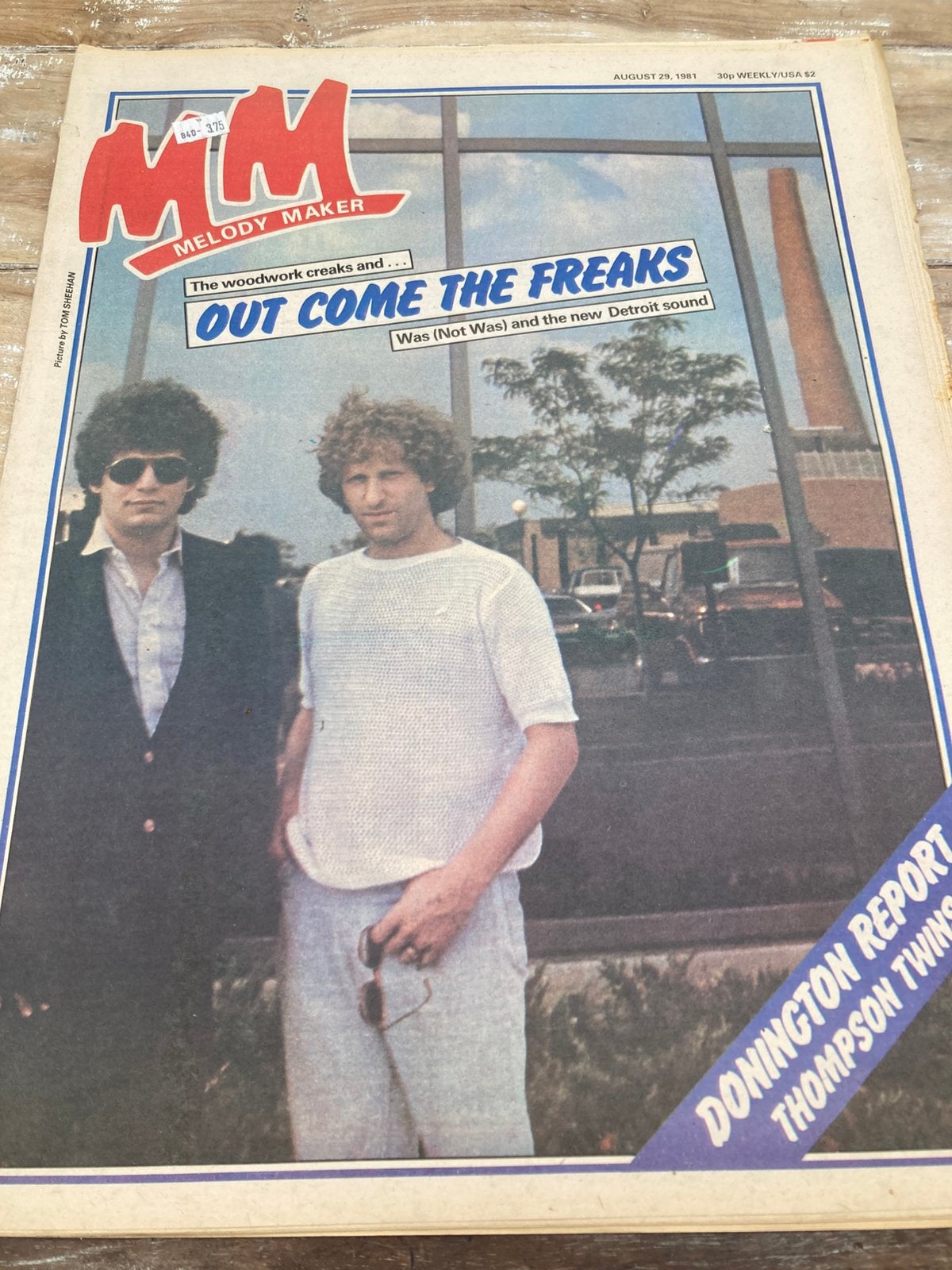 MELODY MAKER 1981 METHOD ACTORS Was Not Was PANYARD Thomson, Ophalen of Verzenden, Zo goed als nieuw, Muziek, Film of Tv
