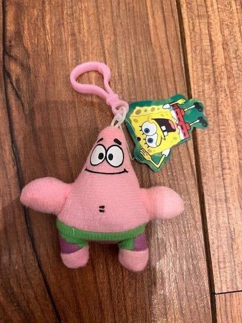 Patrick Spongebob Pluche Knuffel Sleutelhanger 9CM Nieuw, Ophalen of Verzenden, Nieuw, Overige typen