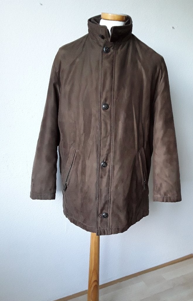Bugatti heren jas in bruin mt 26 (52), Kleding | Heren, Jassen | Winter, Maat 52/54 (L), Bugatti, Bruin, Verzenden