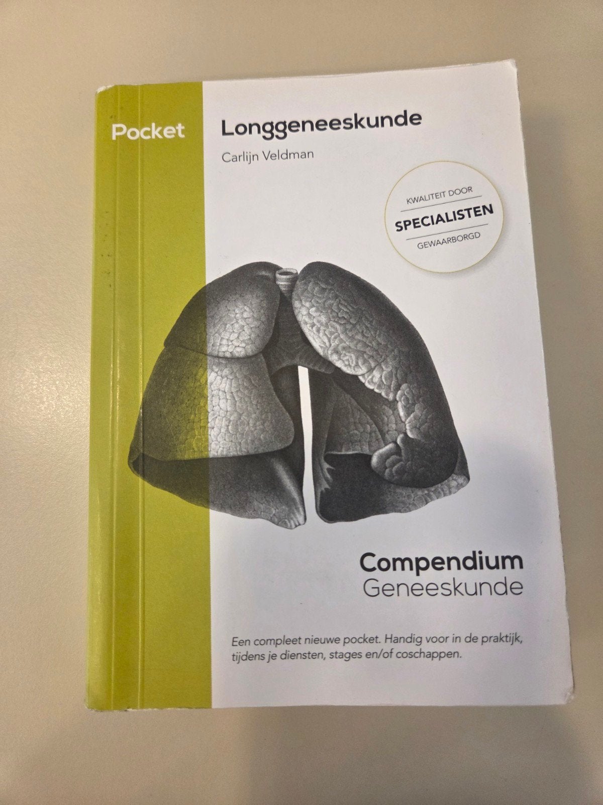 Compendium Geneeskunde: Longgeneeskunde Pocket, Boeken, Gelezen, Ophalen of Verzenden, WO, Carlijn Veldman