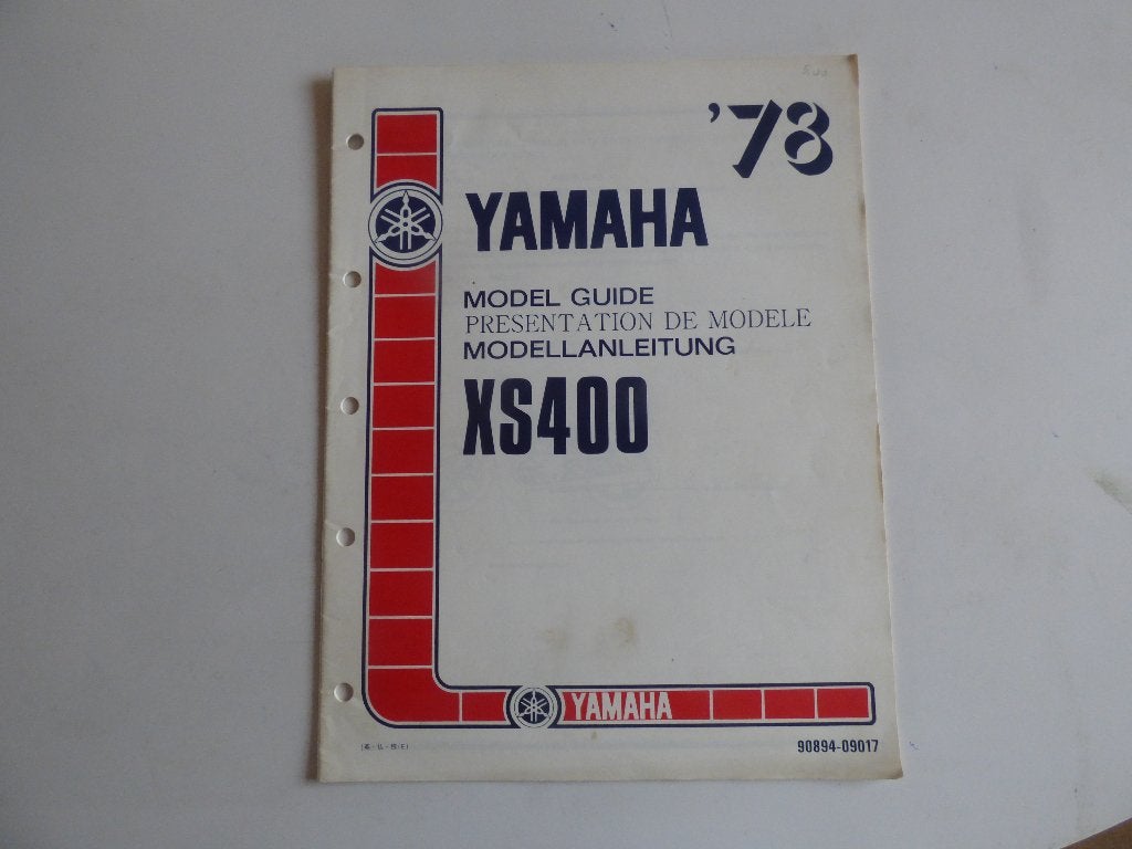 YAMAHA XS400 TECHNISCHE GEGEVENS, Ophalen of Verzenden, Yamaha