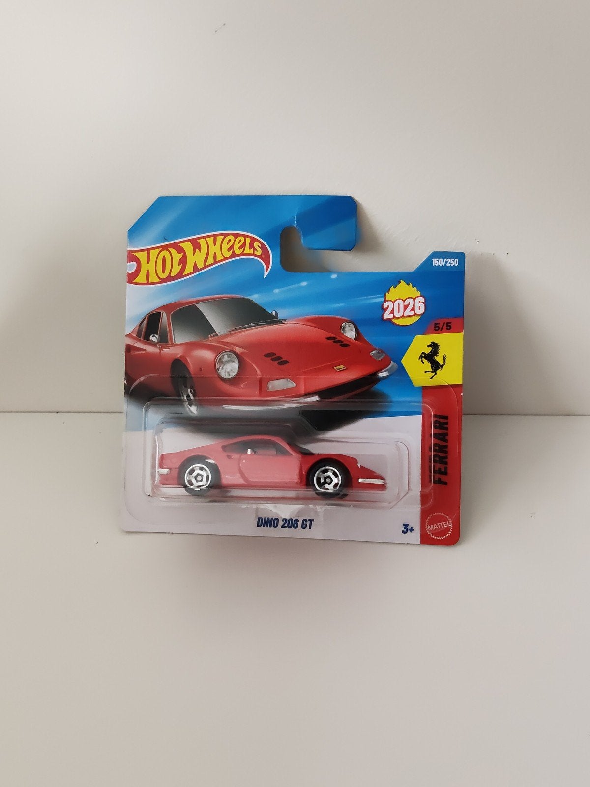 Hot Wheels Ferrari Dino 206 GT - Nieuw in verpakking, Verzenden, Nieuw