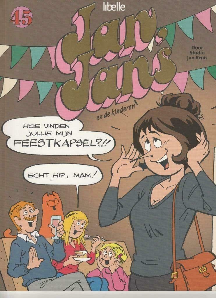 Jan Jans en de kinderen 45(Eerste Druk), Boeken, Stripboeken, Eén stripboek, Verzenden, Zo goed als nieuw, Jan Kruis.