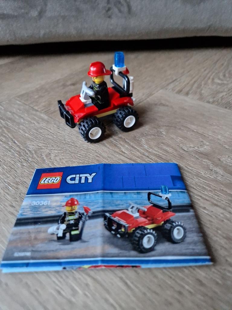 Lego City 30361 Brandweer Quad, Ophalen of Verzenden, Zo goed als nieuw, Lego